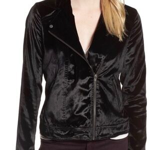 Trouvé Velvet Moto Jacket